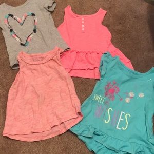 Size 3T girls summer shirt bundle